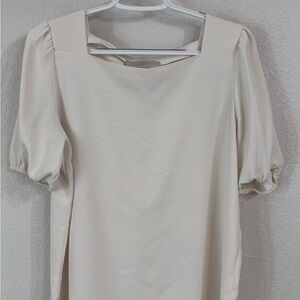 LOFT Cream Blouse